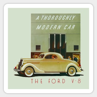 1935 FORD V8 - advert Sticker